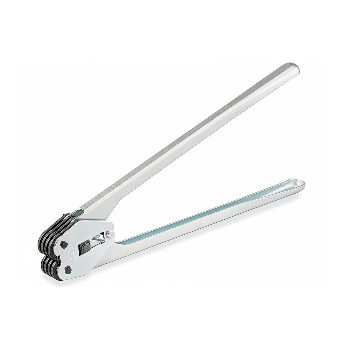 Tenaza para zuncho plástico para tensado y sujeción de embalaje