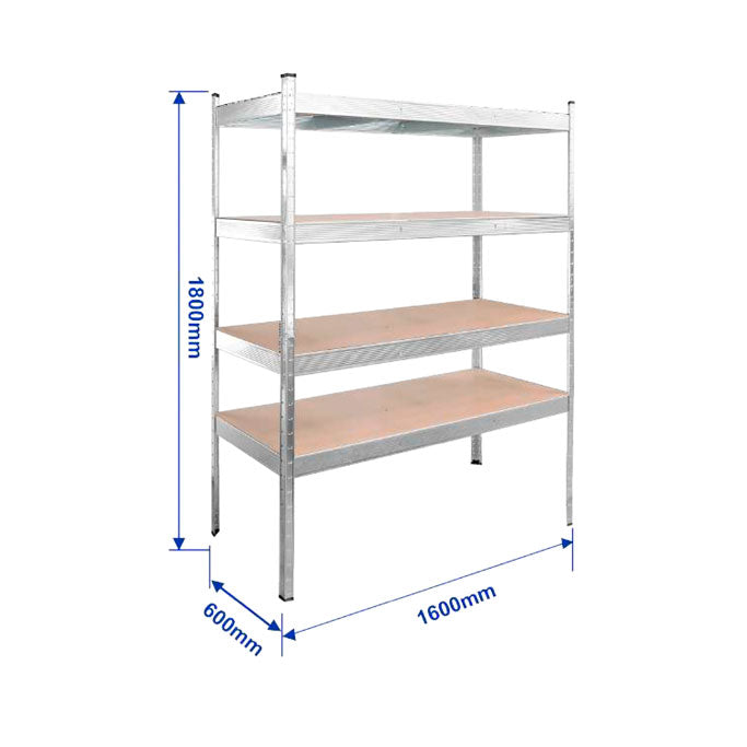 Estanteria con entrepaño en MDF 180 cm x 160 xm - Markem Espacio Inteligente