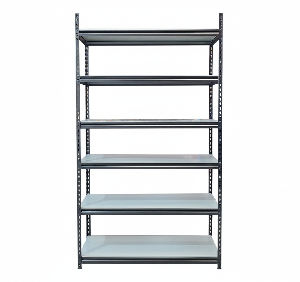 Estantería sin tornillos de 6 niveles galvanizadas para bodega