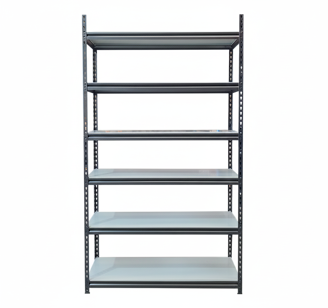 Estantería sin tornillos de 6 niveles galvanizadas para bodega