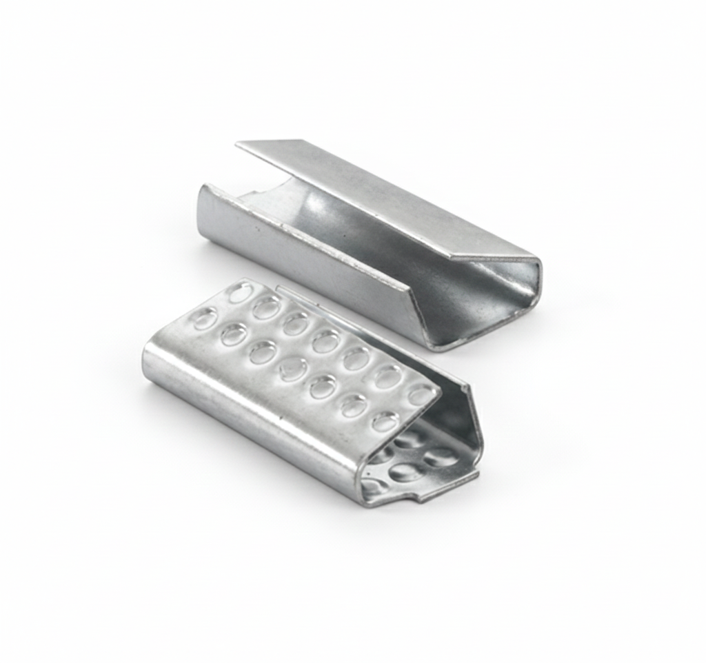 Grapa metálica para fijación resistente y sujeción de materiales en bodega - MARKEM ESPACIO INTELIGENTE