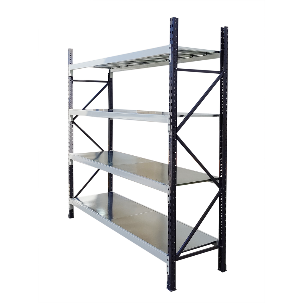 Estanteria Semipesada Mini Racks 4 Niveles Altura de 2.4Mts y Vigas de 2 Mts - MARKEM ESPACIO INTELIGENTE