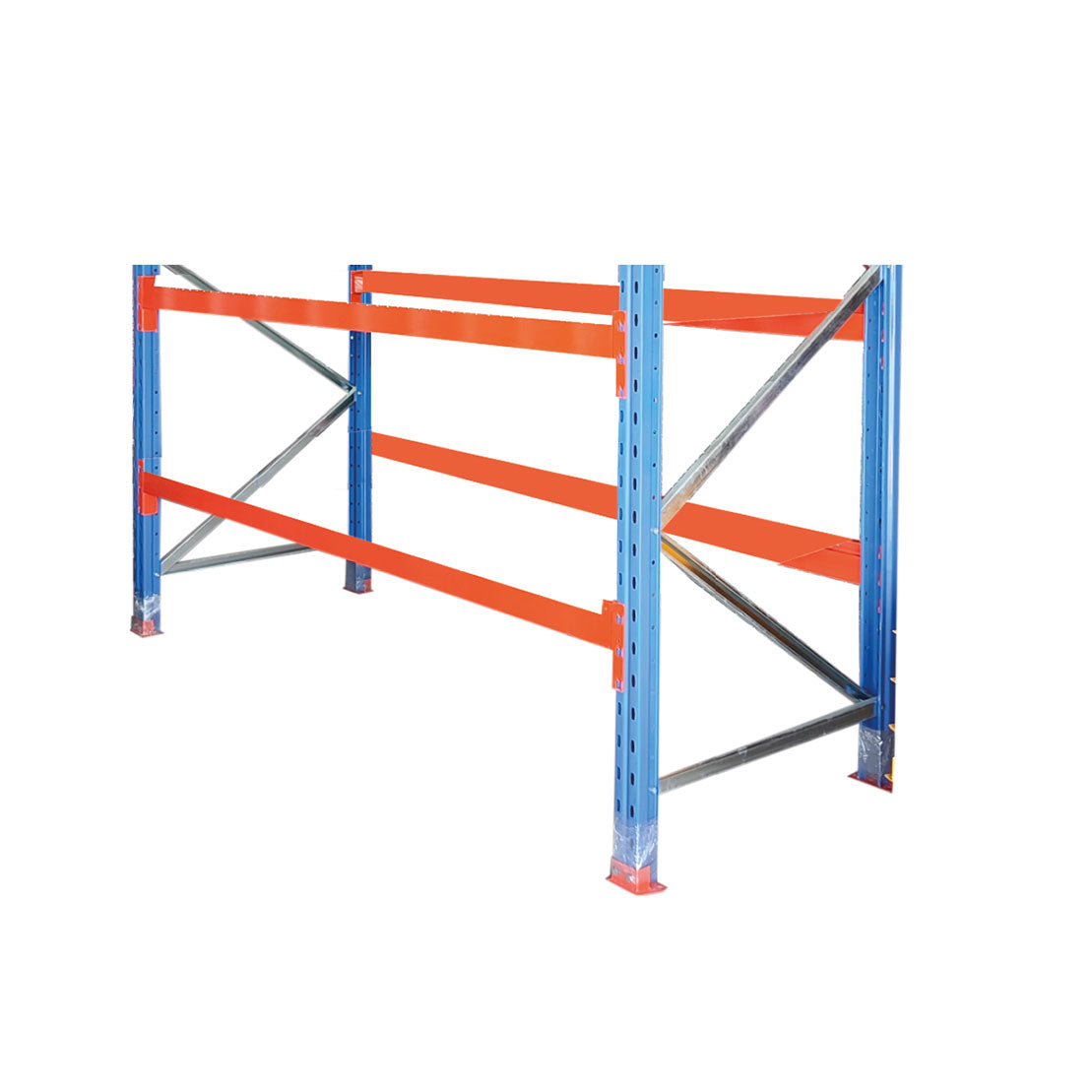 Estanteria industrial tipo rack para bodegas y alamacen 244 cm x 100 cm sin entrepaño - Markem Espacio Inteligente