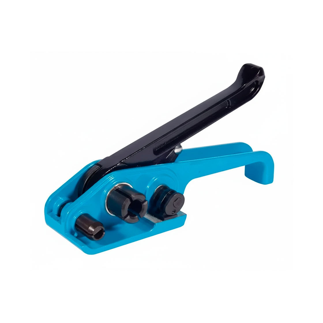 Máquina selladora para grapa metálica para cierre seguro de embalajes